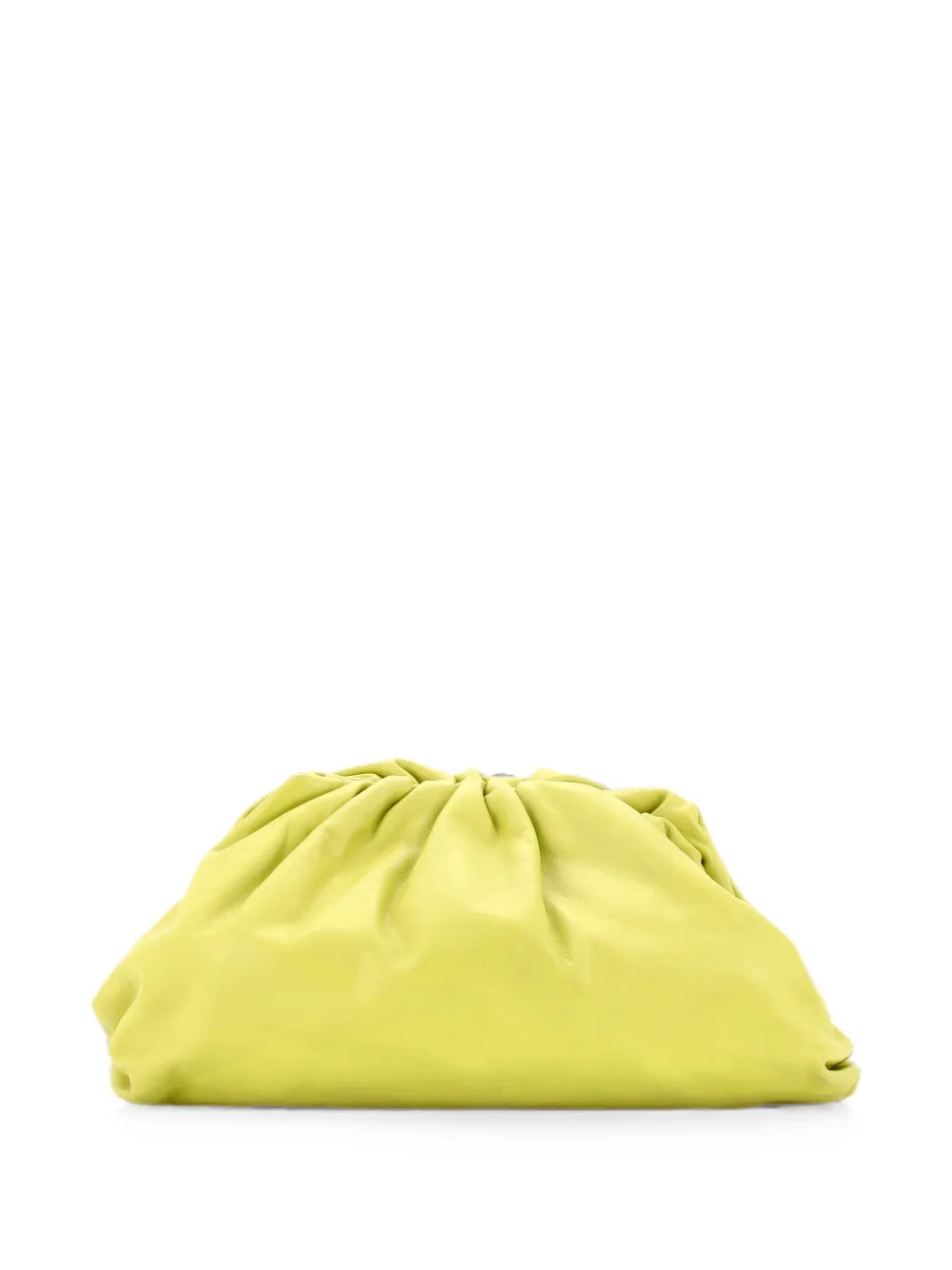 Bottega Veneta Pre-Owned The Pouch Leather clutch bag - Green