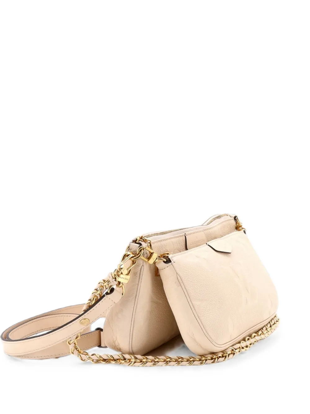Louis Vuitton Pre-Owned Borsa a tracolla Multi Pochette Accessoires Monogram Giant in pelle Empreinte - Toni neutri