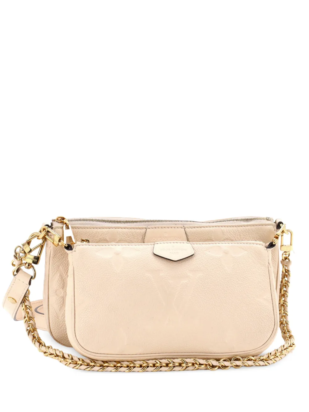 Louis Vuitton Pre-Owned Multi Pochette Accessoires Monogram Empreinte Giant crossbody bag - Neutrals