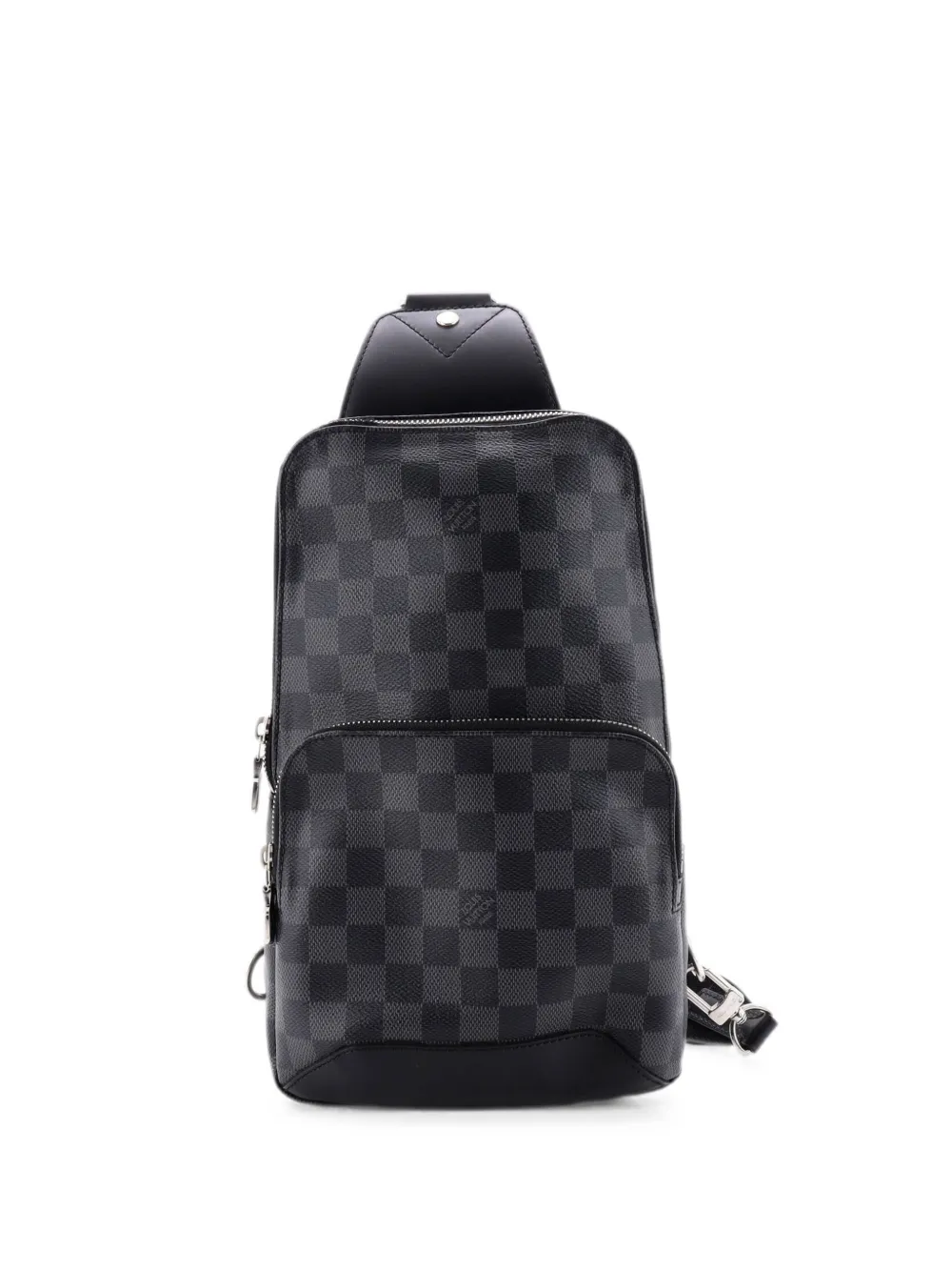 Louis Vuitton Pre-Owned Avenue Sling Bag Damier Graphite crossbody bag - Black