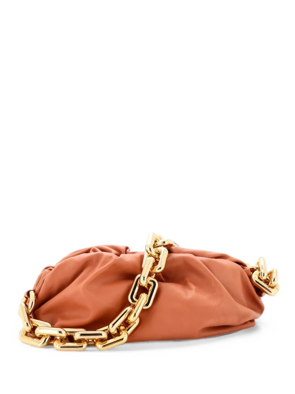 Bottega Veneta Pre-Owned Borsa a spalla The Chain Pouch in pelle - Marrone