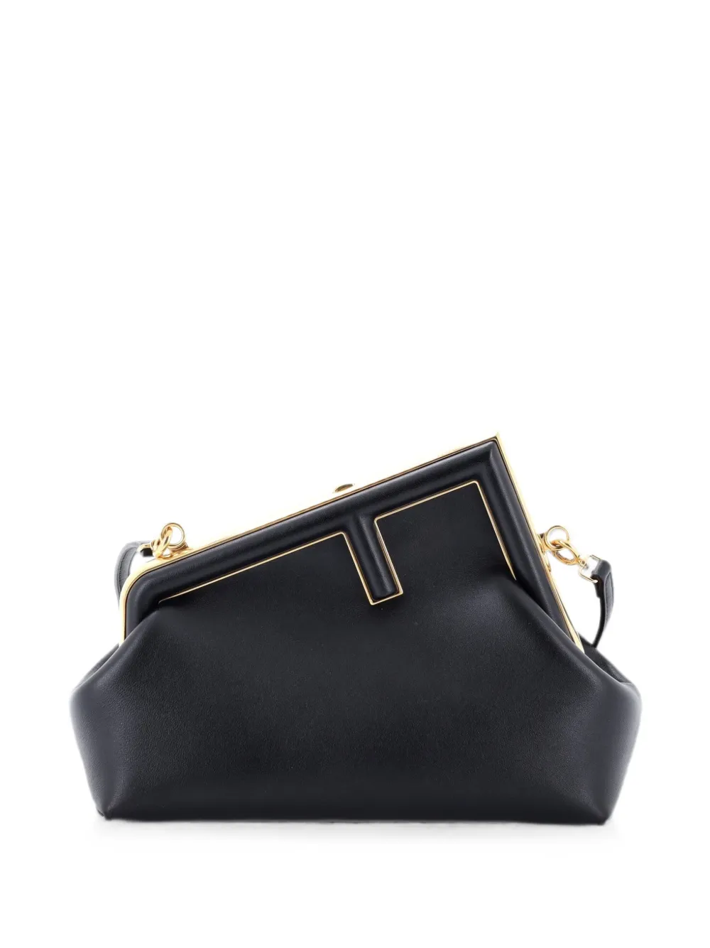 Fendi Pre-Owned Clutch First piccola in pelle - Nero