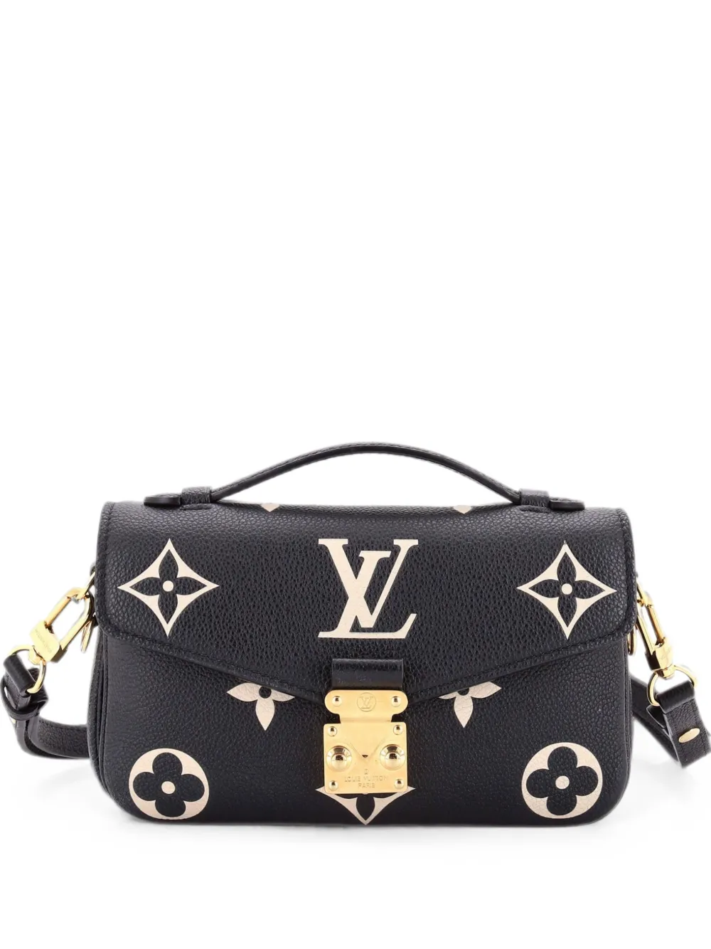 Louis Vuitton Pre-Owned Borsa a spalla Metis Giant East West bicolore con monogramma - Nero