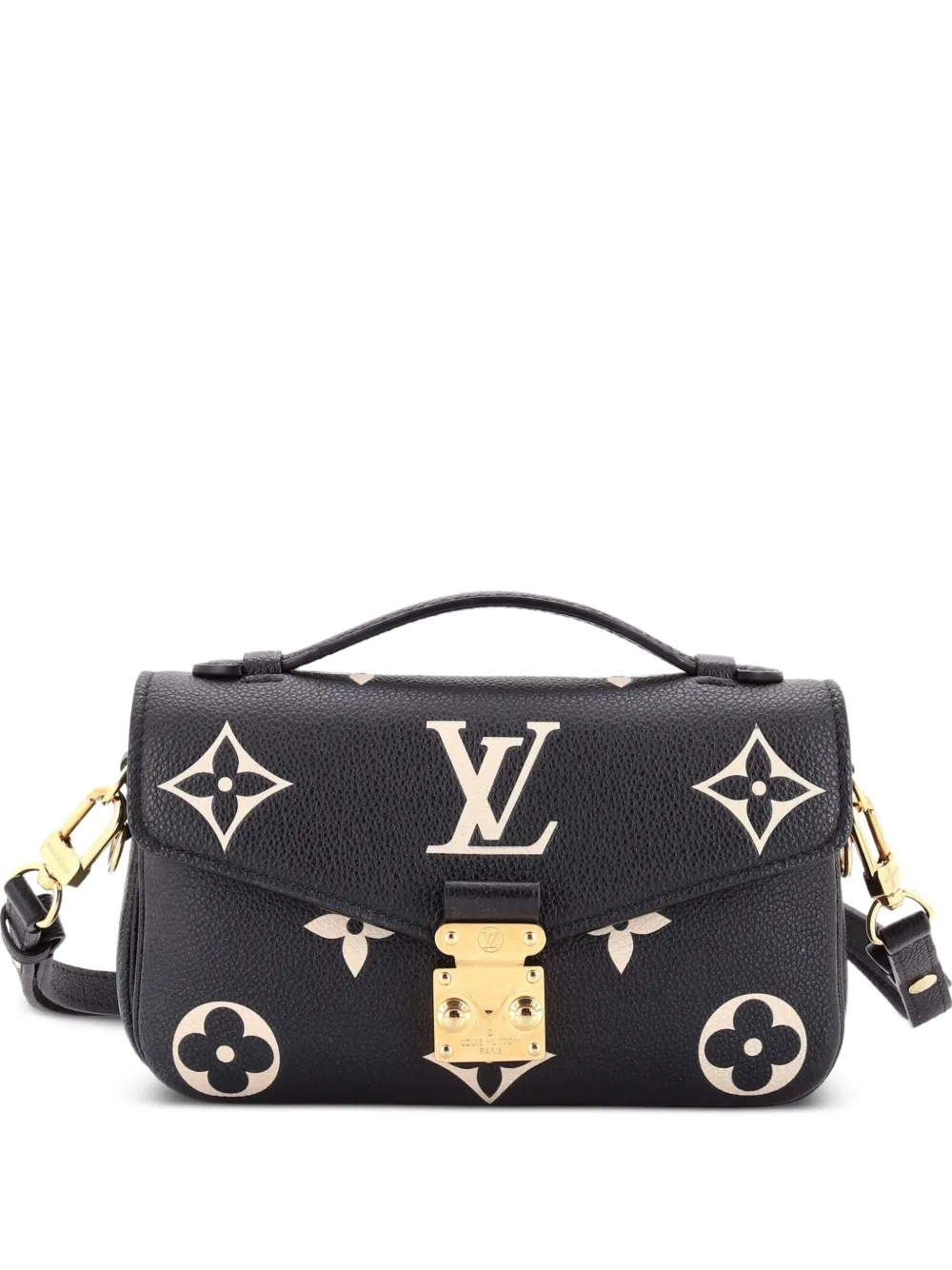 Louis Vuitton Pre-Owned Borsa a spalla Metis Giant East West bicolore con monogramma - Nero