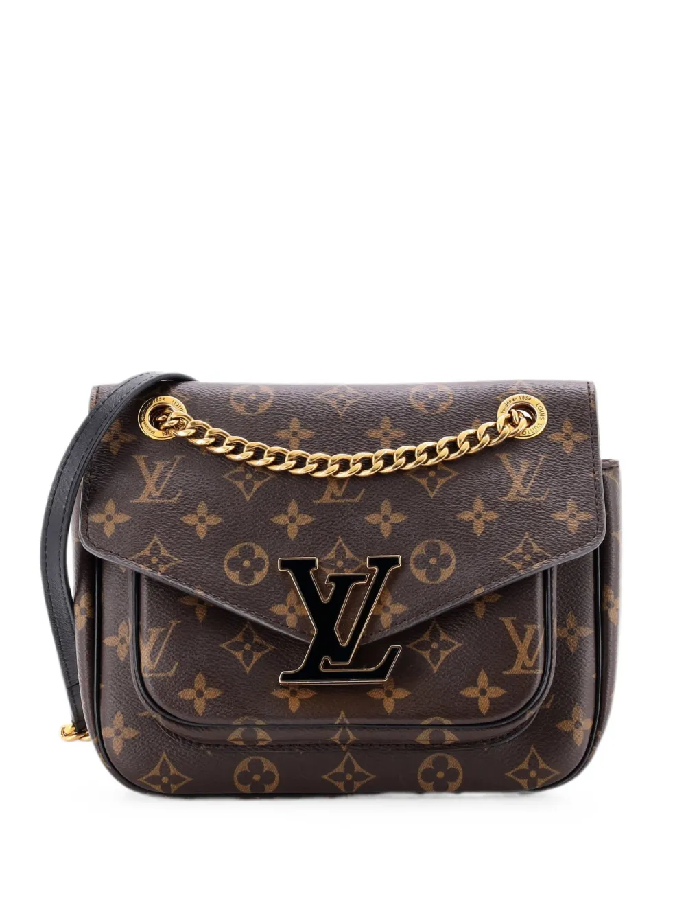 Louis Vuitton Pre-Owned Borsa a mano Passy in tela con monogramma e tracolla - Marrone