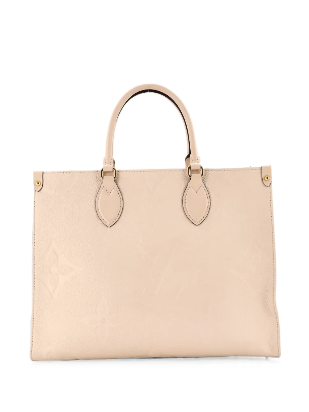 Louis Vuitton Pre-Owned OnTheGo Monogram Empreinte Giant MM Tote Bag - Nude