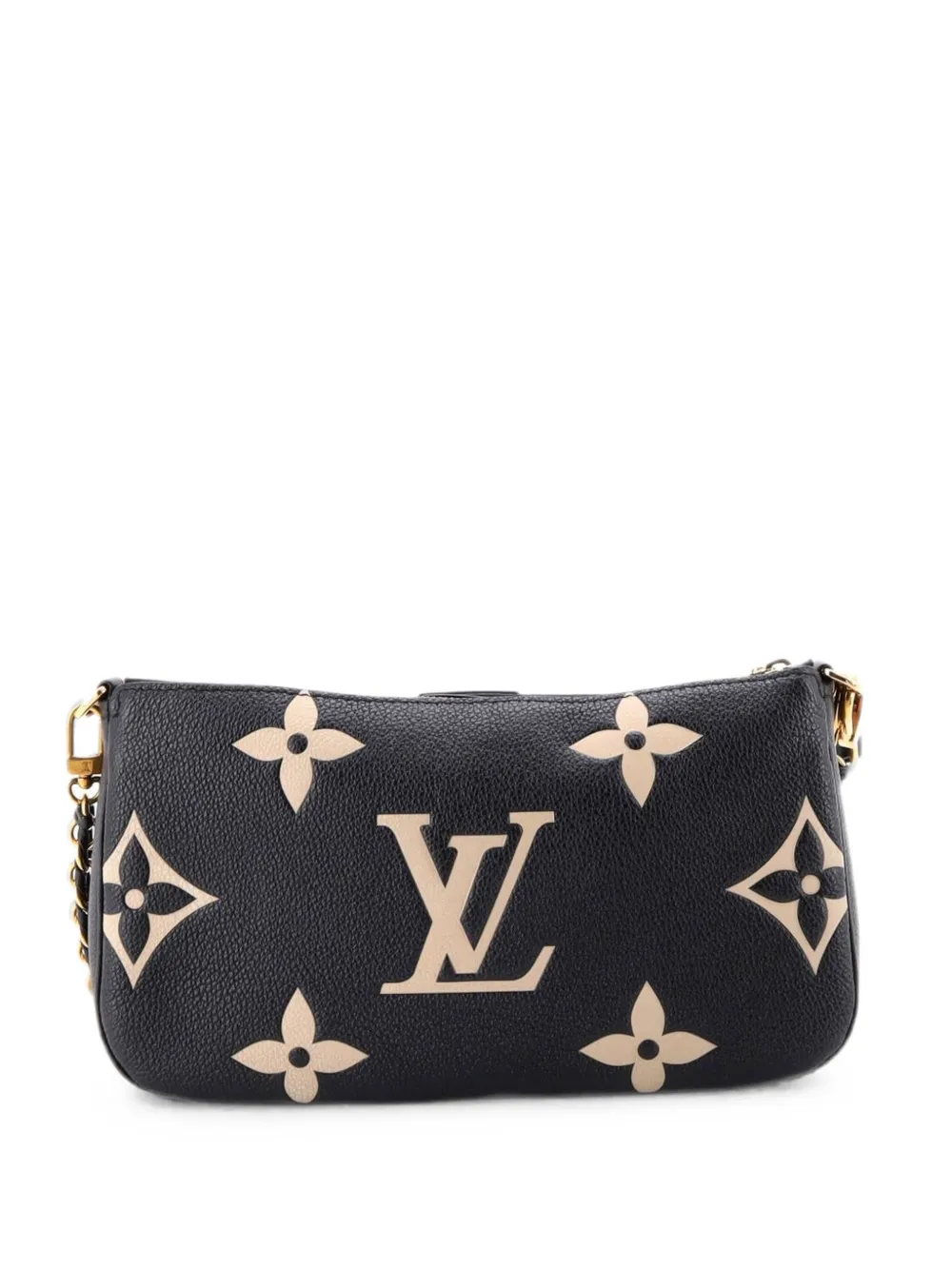 Louis Vuitton Pre-Owned Multi Pochette Accessoires Monogram Empreinte Giant Umhängetasche - Schwarz