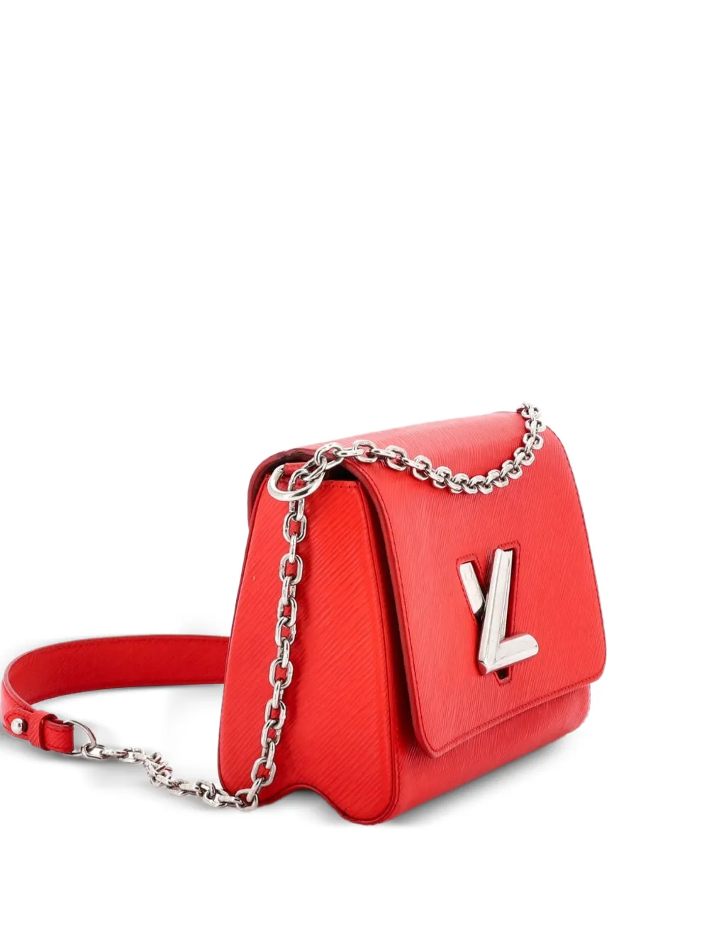 Louis Vuitton Pre-Owned Borsa a tracolla Twist MM in pelle Épi - Rosso