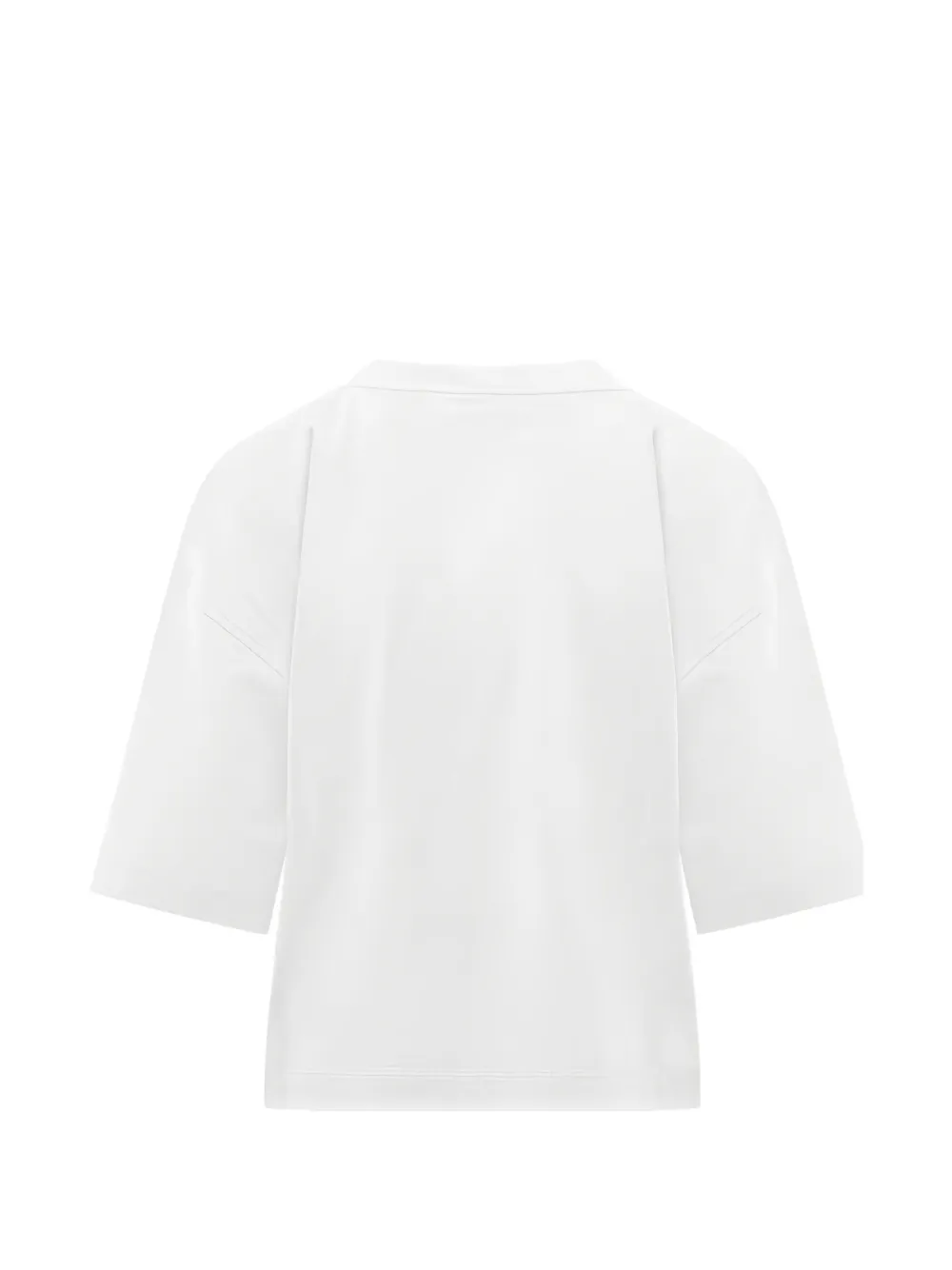 Brunello Cucinelli T-shirt met kralen afwerking Wit