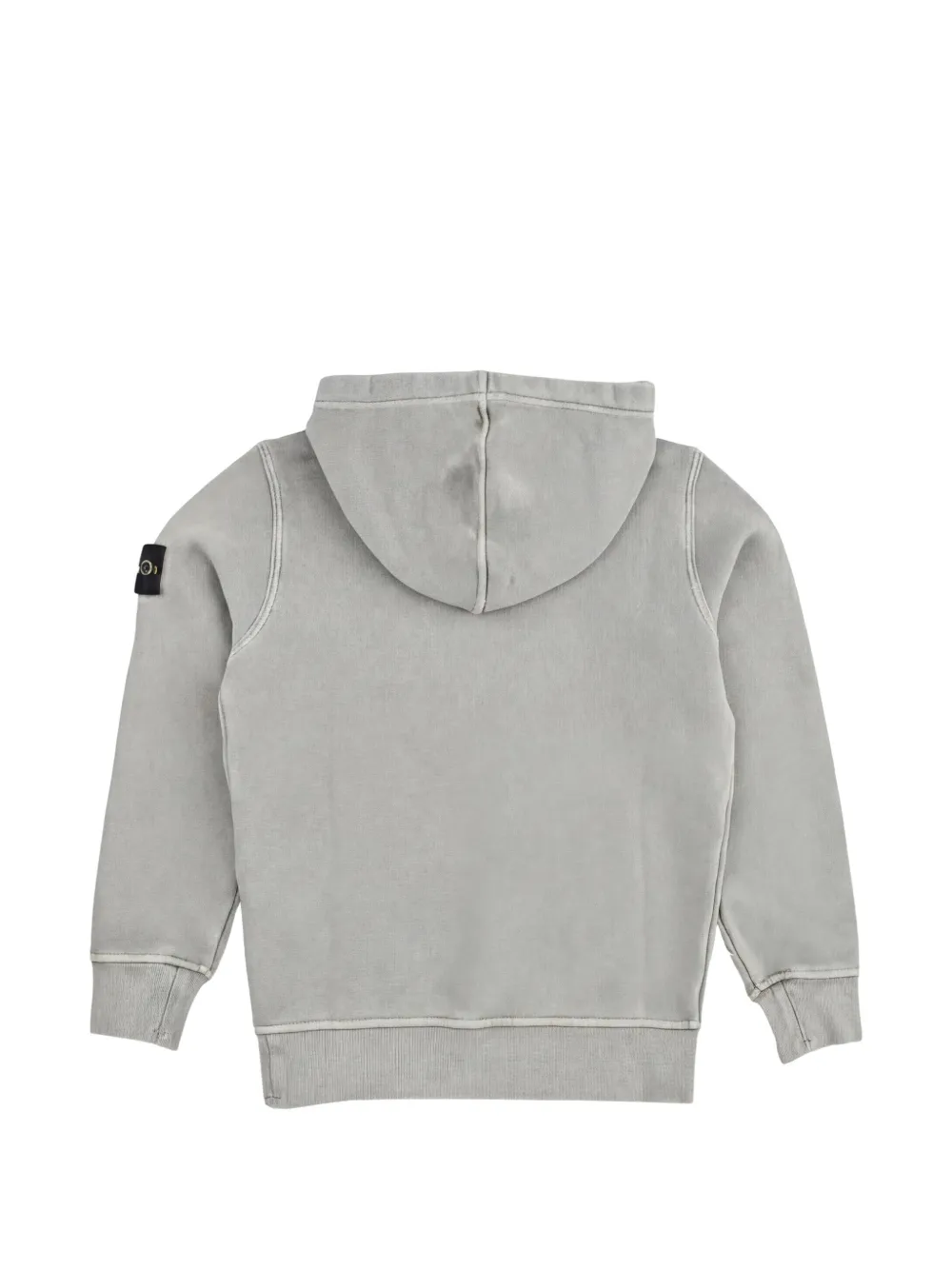 Stone Island Junior Hoodie met logopatch Grijs