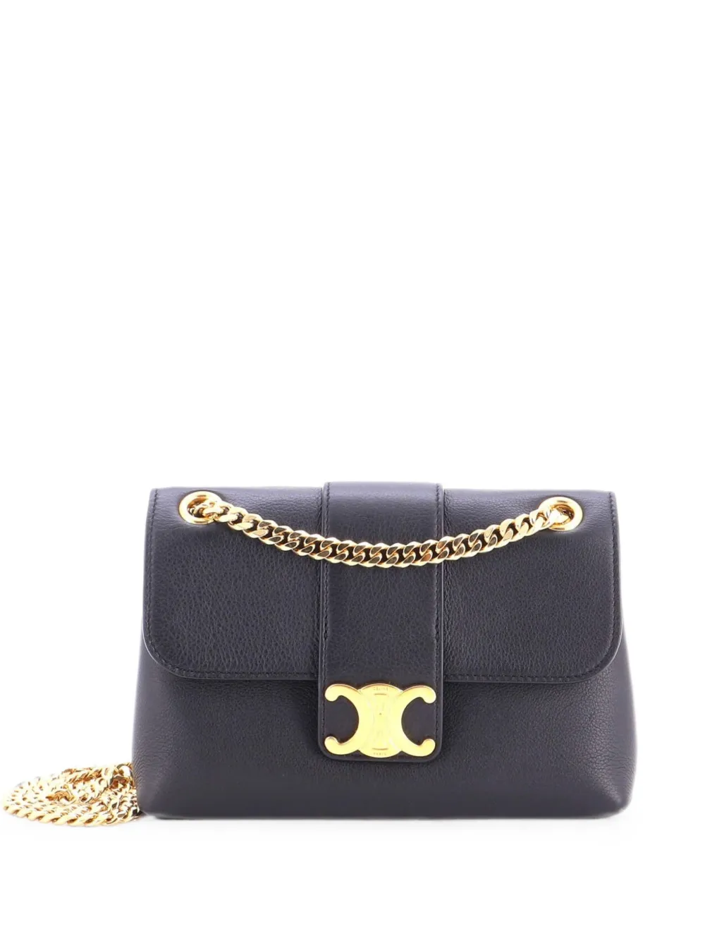 Celine Pre-Owned Borsa a spalla Victoire Teen in pelle - Nero