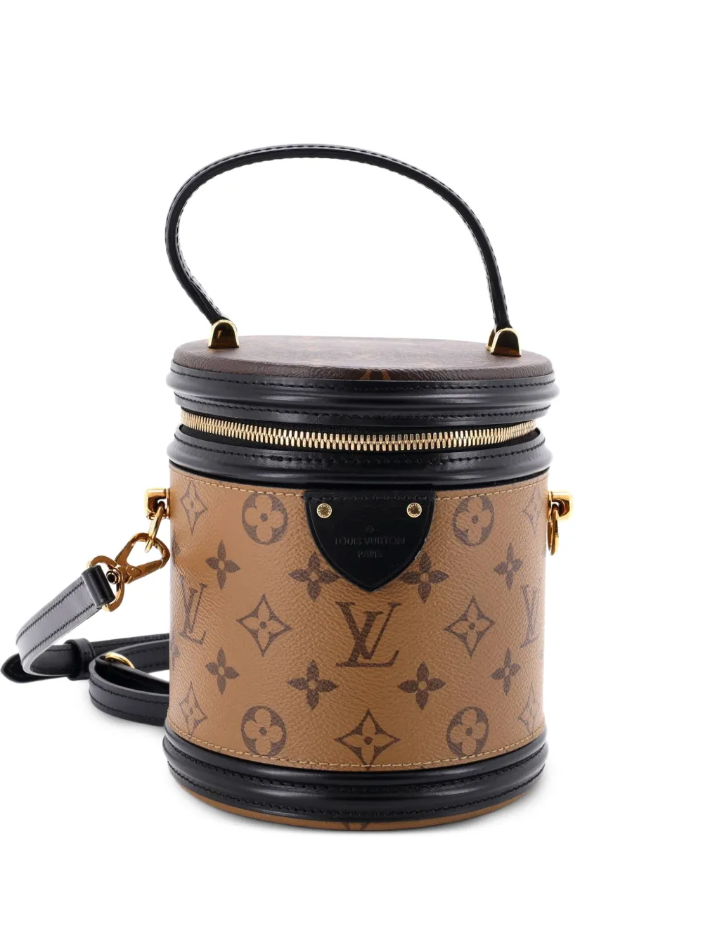 Louis Vuitton Pre-Owned Cannes Reverse Monogram Canvas-Satchel - Schwarz