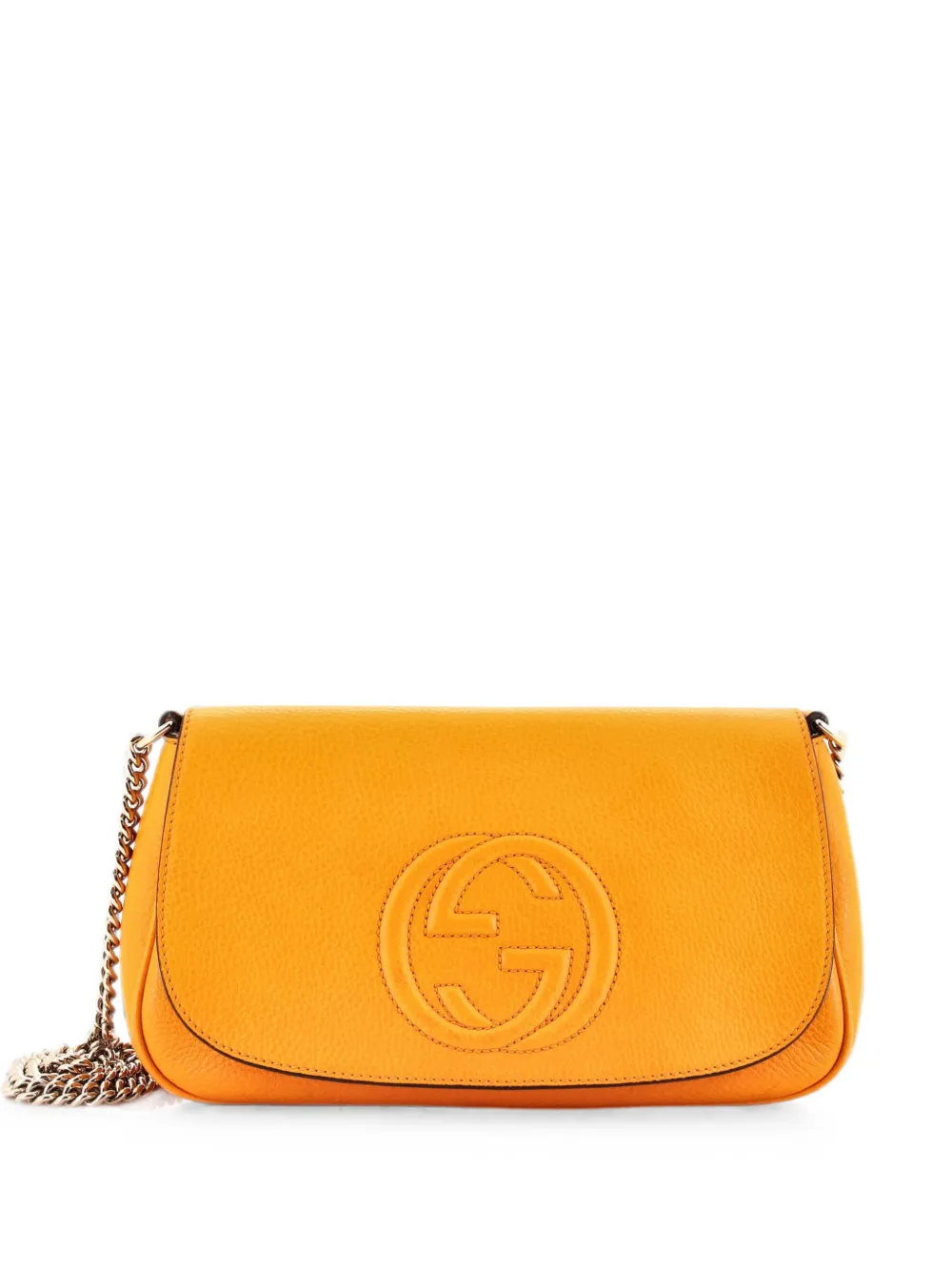 Gucci Pre-Owned Mittelgroße Soho Chain Umhängetasche - Orange