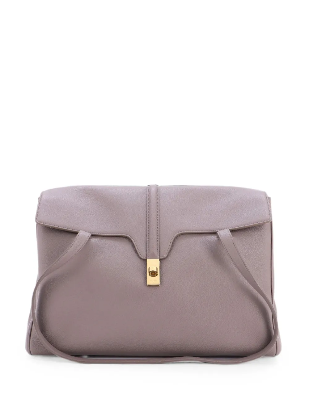 Celine Pre-Owned Borsa a spalla Soft 16 grande in pelle di vitello - Grigio
