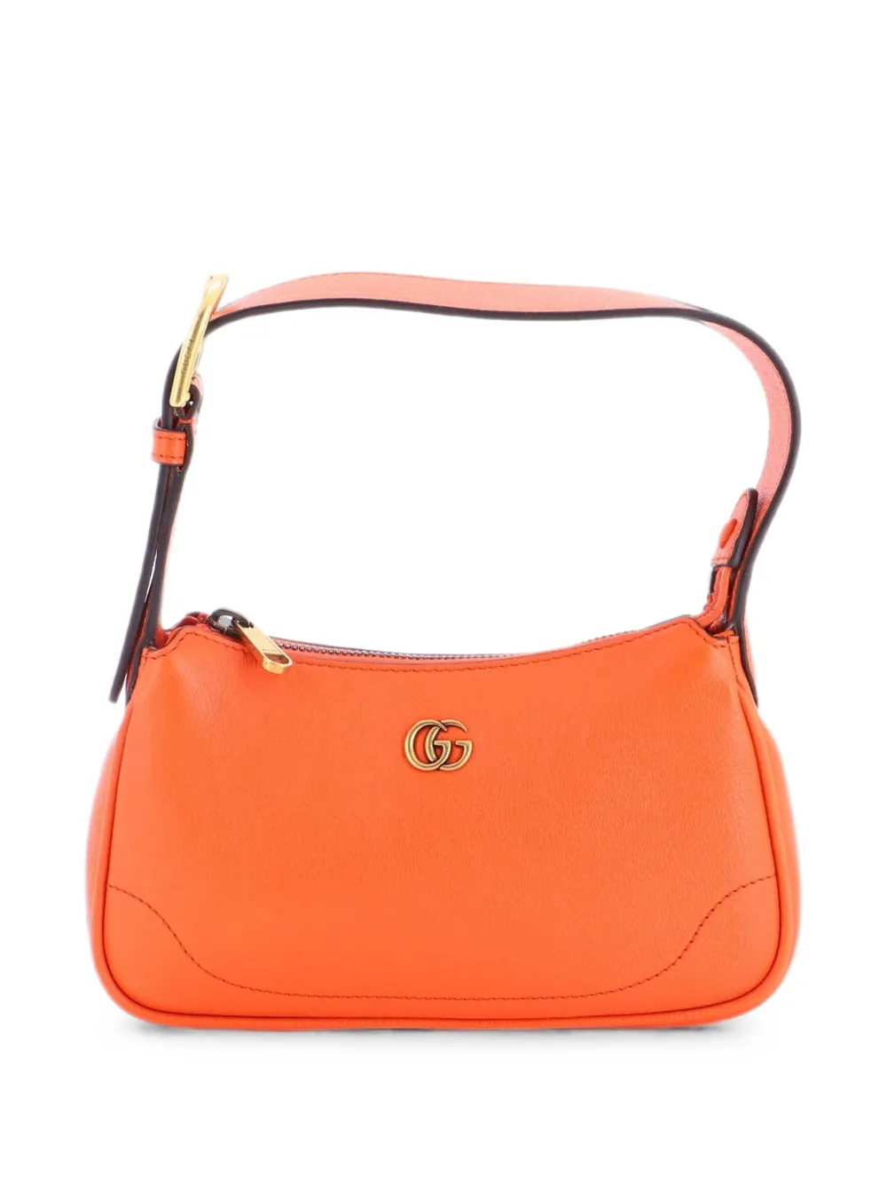 Gucci Pre-Owned Borsa a spalla Aphrodite mini in pelle - Arancione