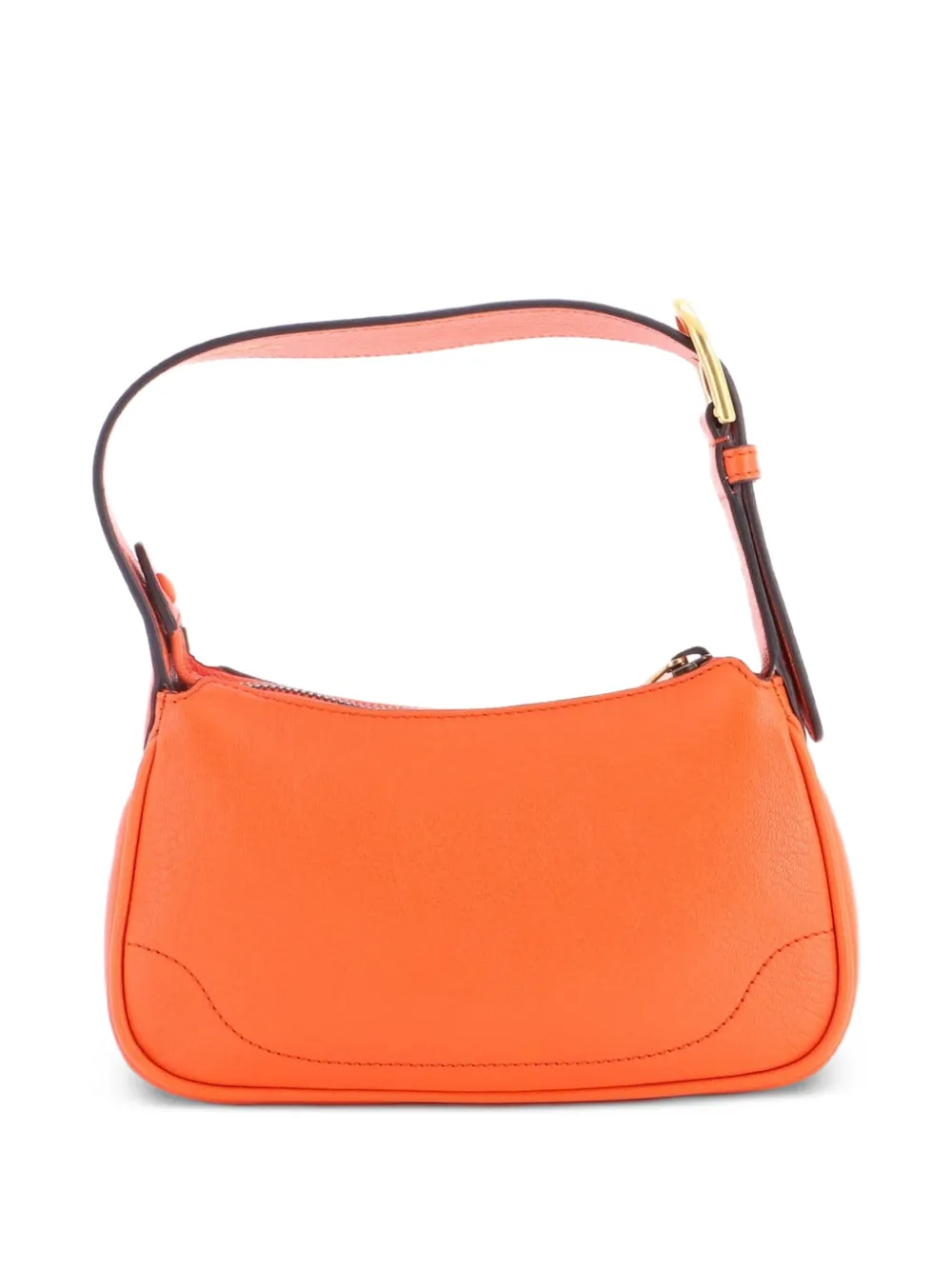 Gucci Pre-Owned Aphrodite Leather Mini Shoulder Bag | Orange