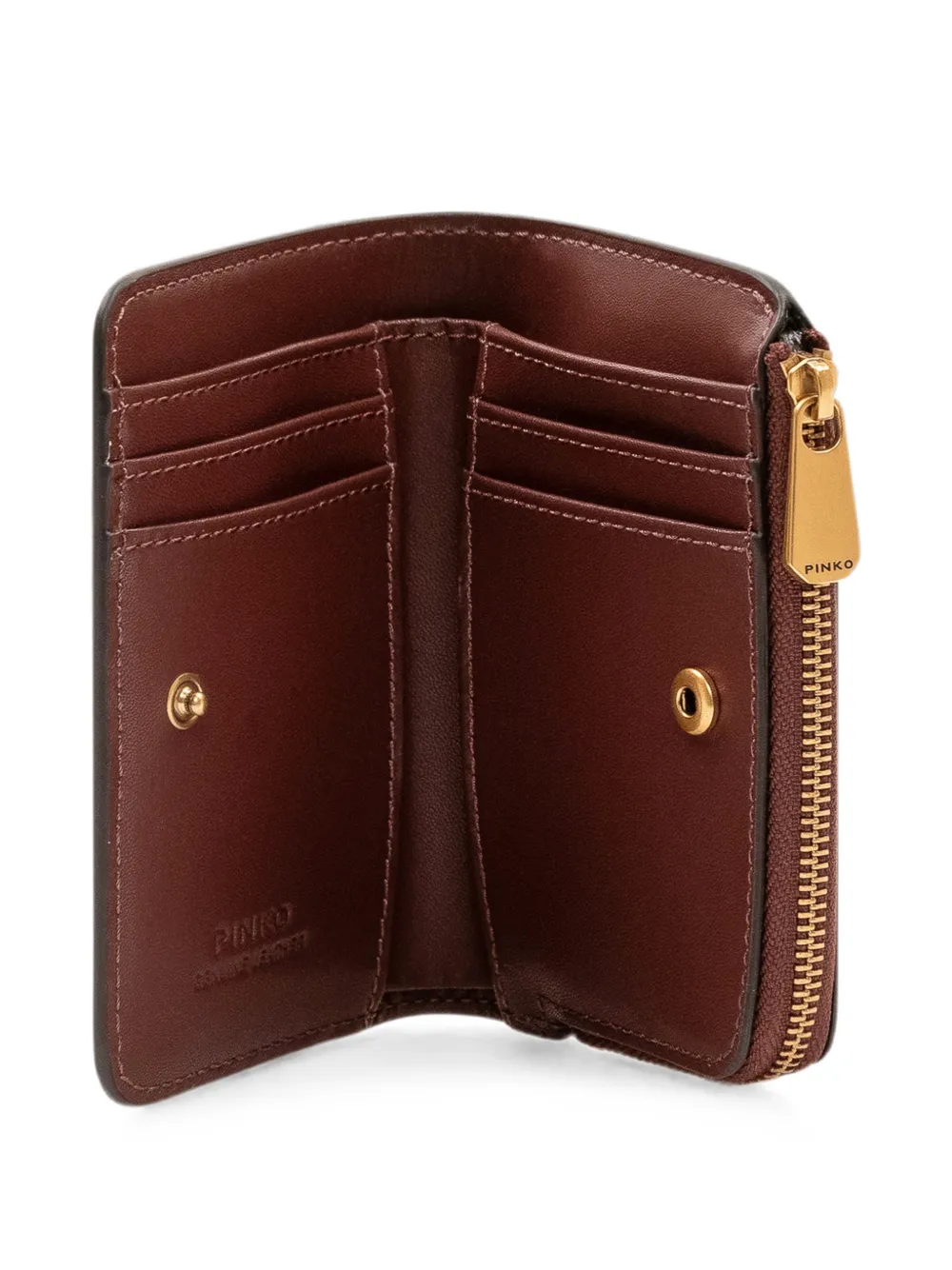 PINKO Leren portemonnee Bruin