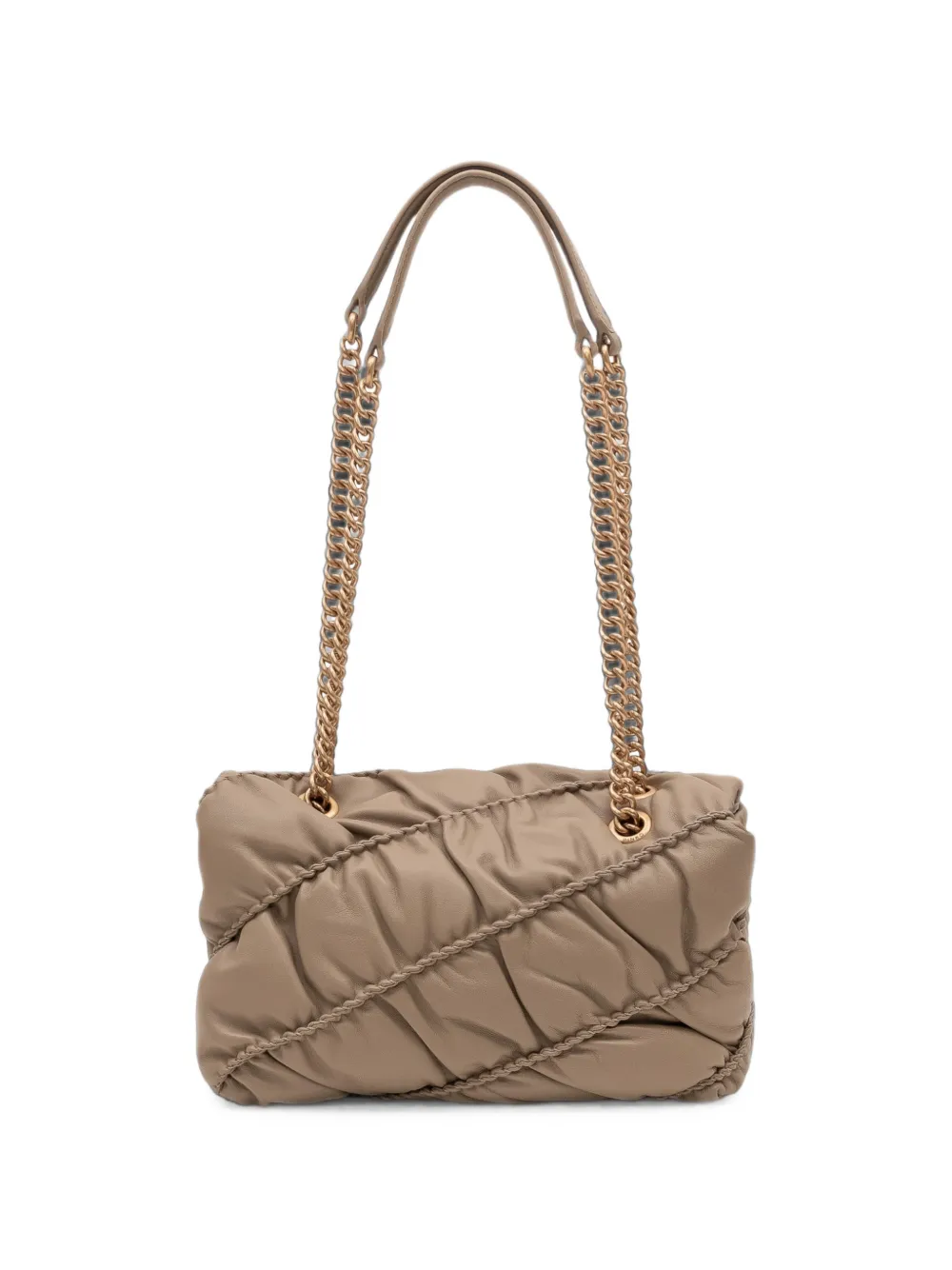 PINKO Love Puff schoudertas met gekreukt effect Grijs