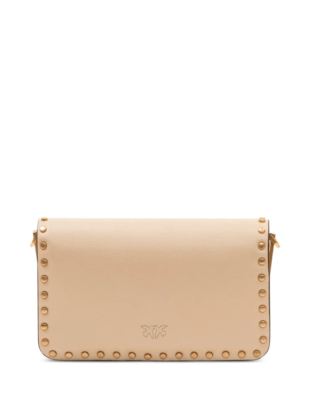 PINKO Baby Love One Slouchy schoudertas verfraaid met studs Beige