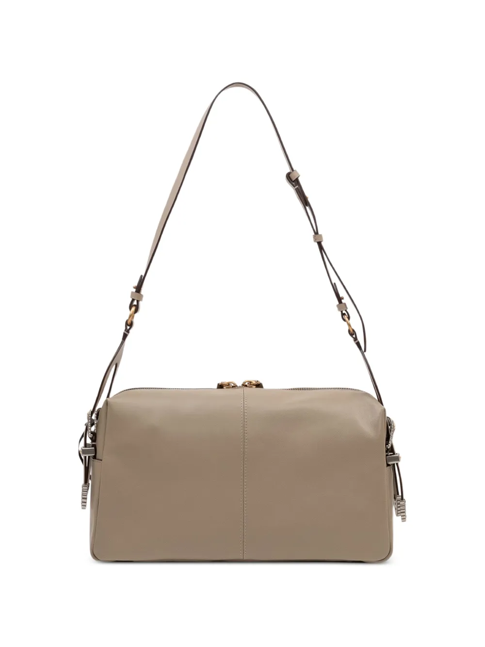 PINKO Love Birds schoudertas met gespdetail Beige