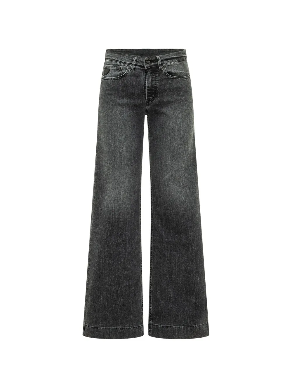 Iois Lorna Wide-Leg-Jeans - Grau