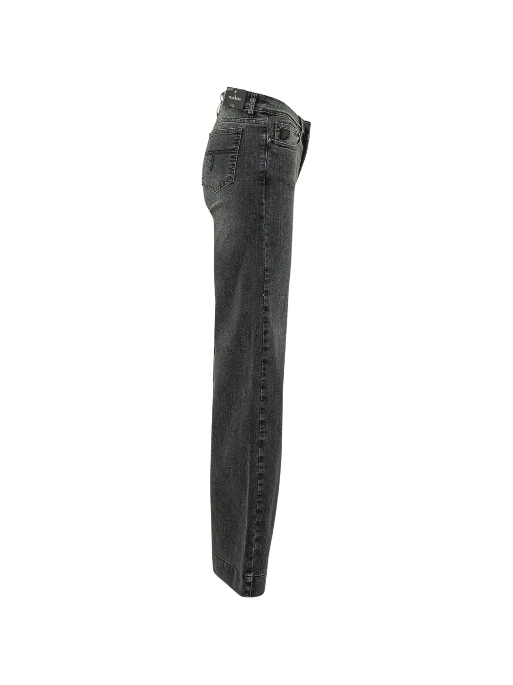 Iois Lorna jeans met wijde pijpen Grijs