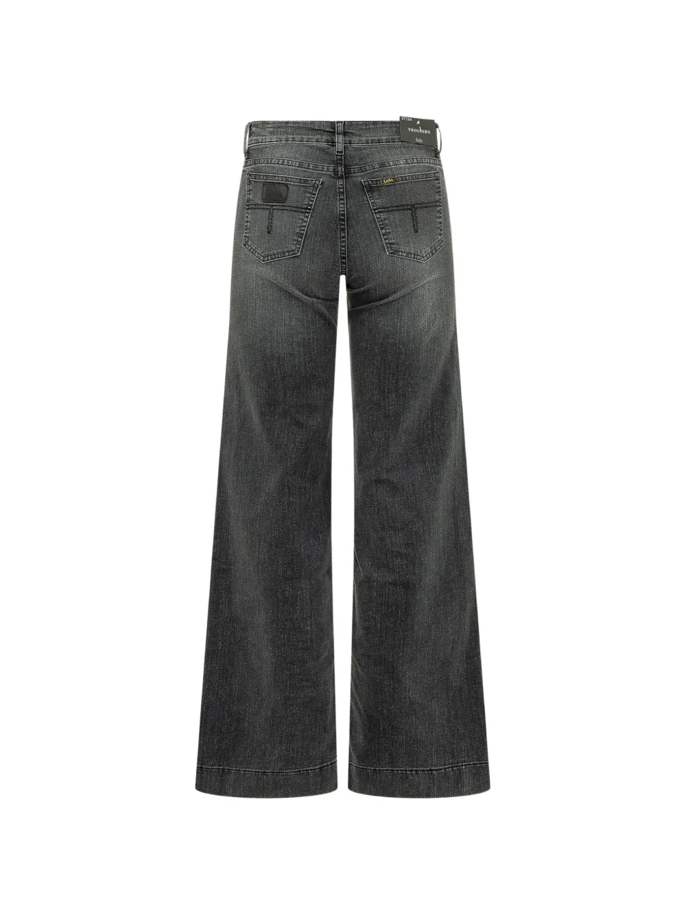Iois Lorna jeans met wijde pijpen Grijs