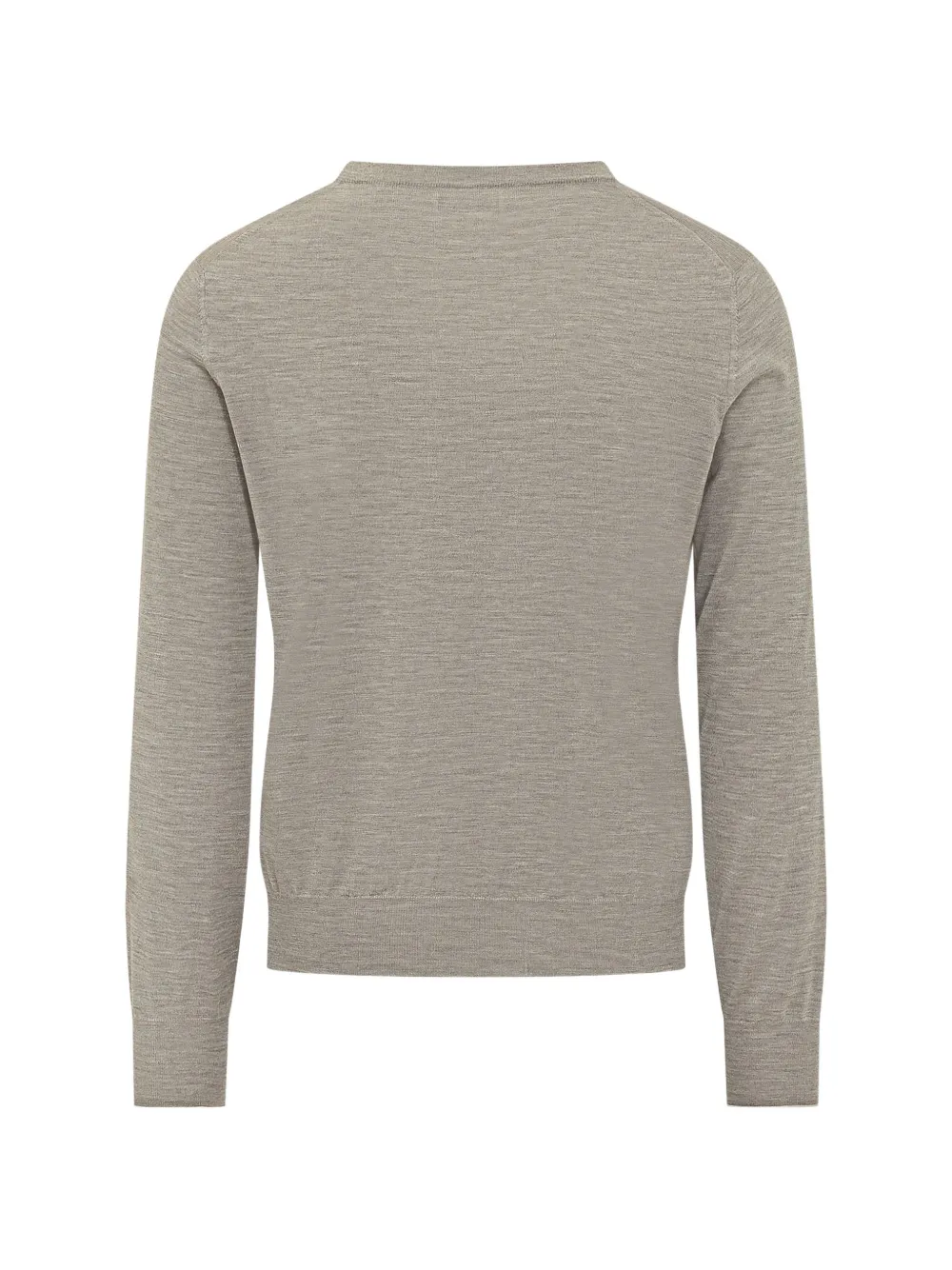 Brunello Cucinelli Fijngebreide trui met ronde hals Beige