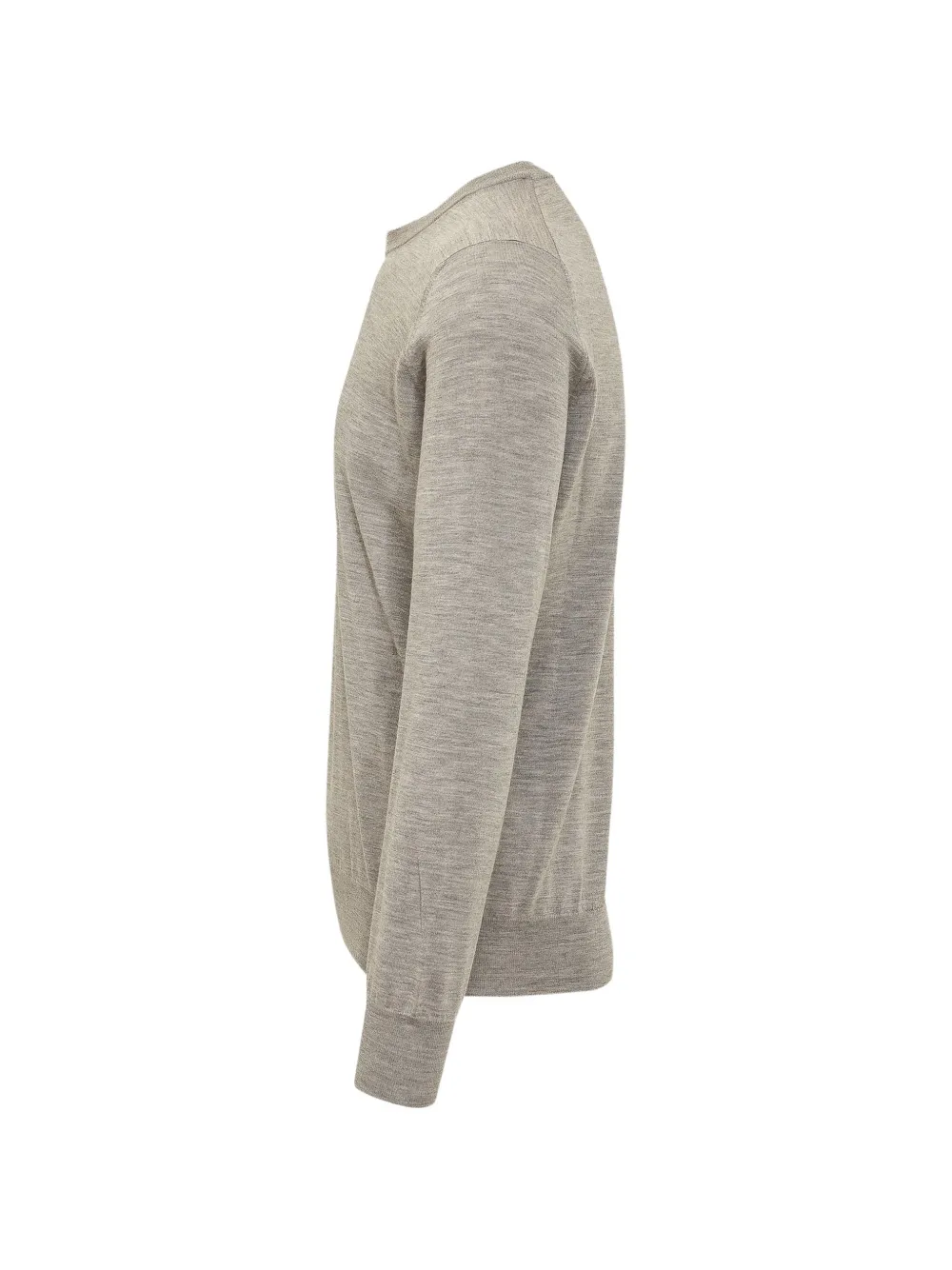 Brunello Cucinelli Fijngebreide trui met ronde hals Beige