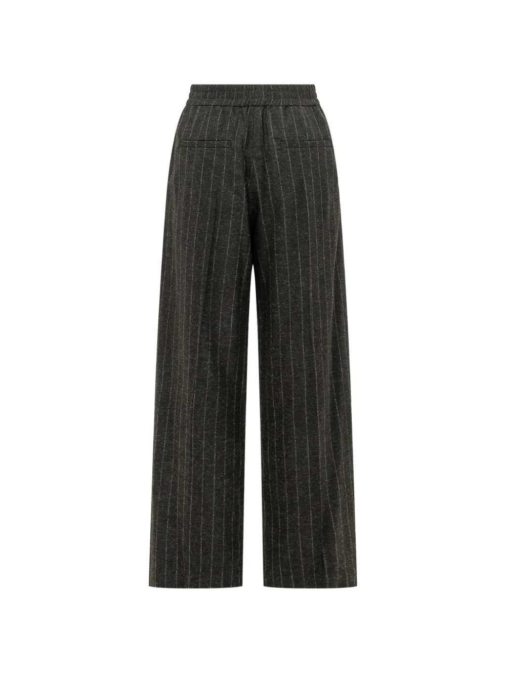 Brunello Cucinelli Broek met wijde pijpen Grijs