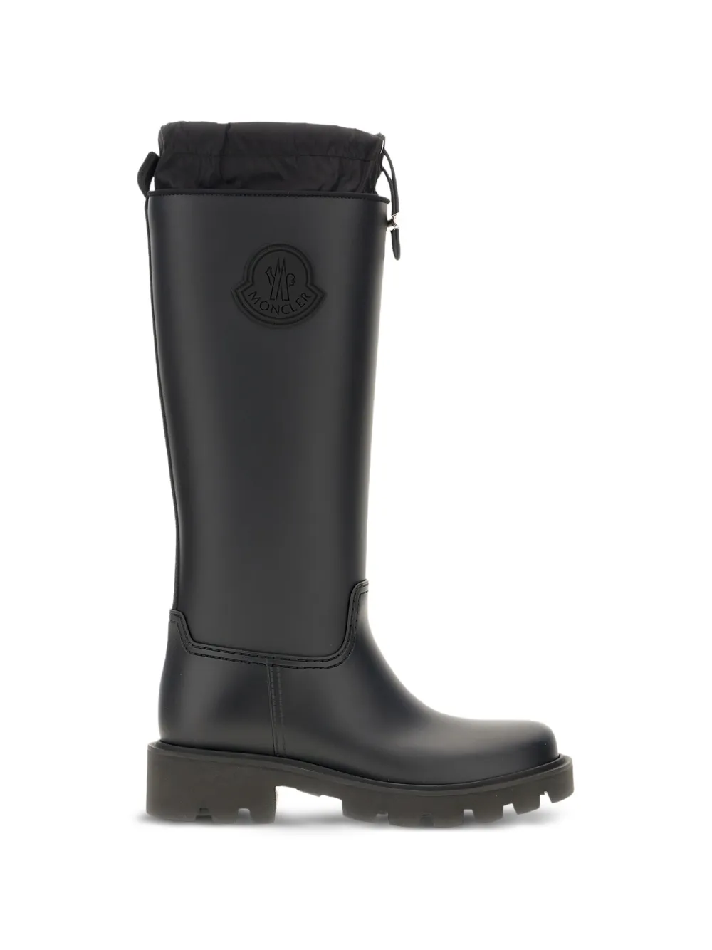 Moncler Kickstream High rain boots Zwart