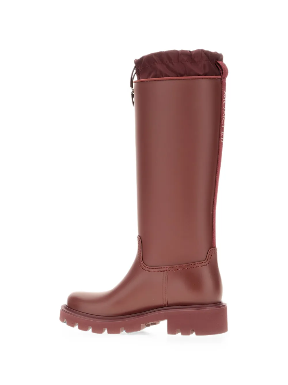 Moncler Kickstream knee-length rain boots Rood