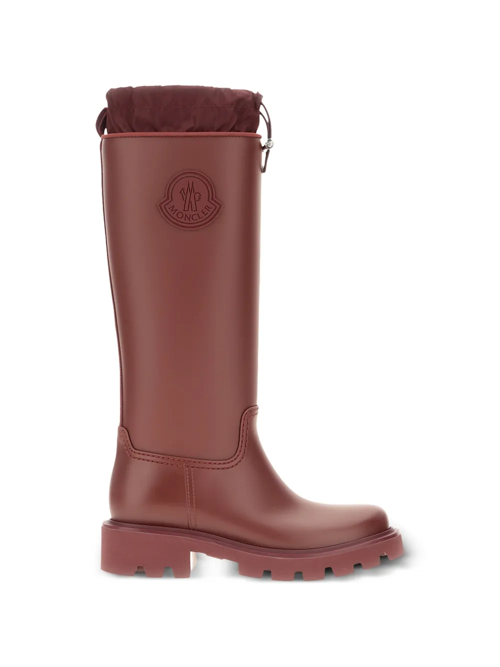 Moncler Kickstream knee-length rain boots Rood