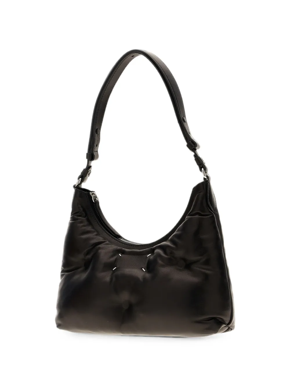 Maison Margiela Glam Slam leren schoudertas Zwart