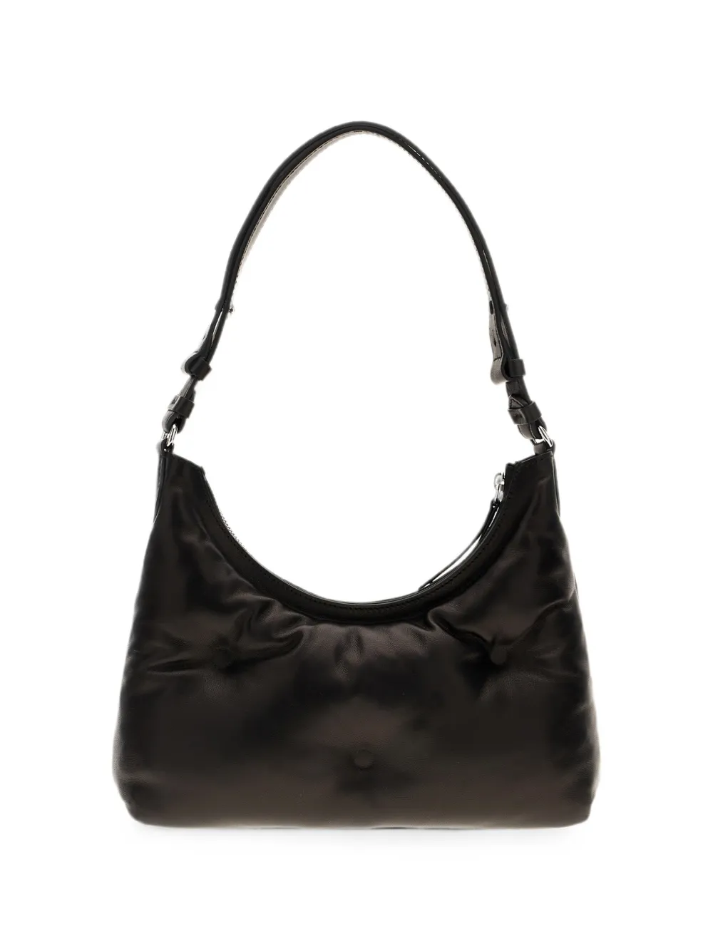 Maison Margiela Glam Slam leren schoudertas Zwart