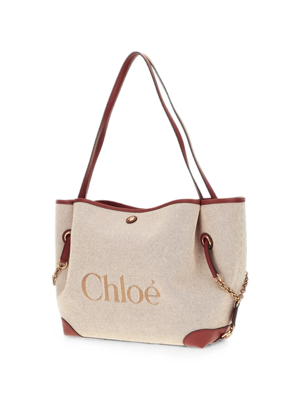 Chloé Clover tas Beige
