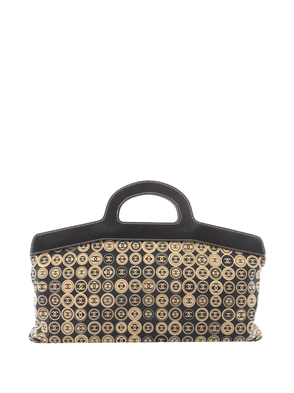 CHANEL Pre-Owned Borsa a mano grande 2003-2004 - Nero