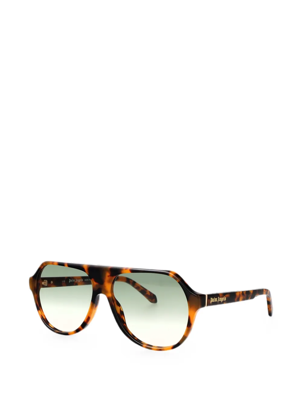 Palm Angels Eyewear Kelso zonnebril met piloten montuur Bruin