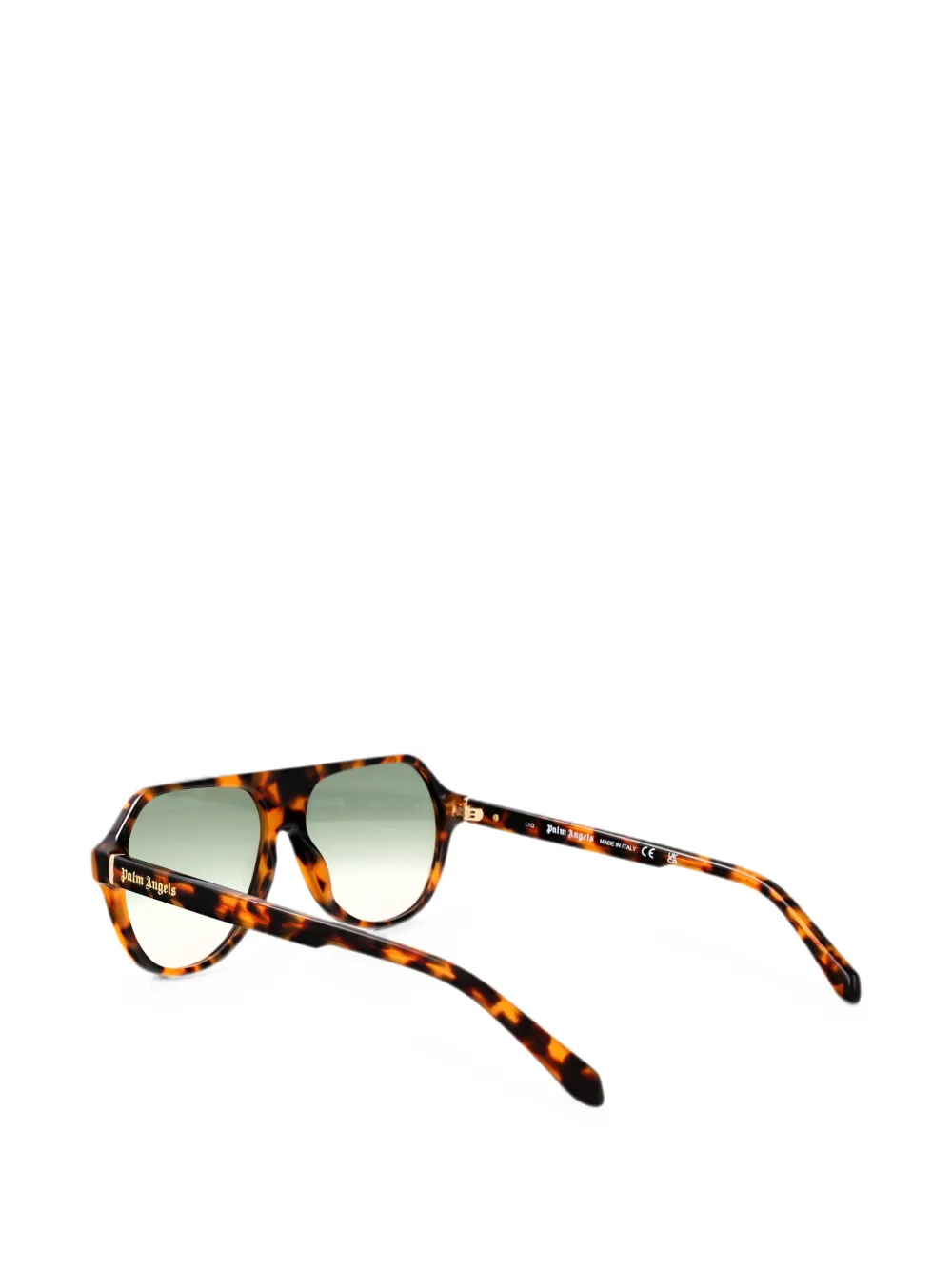 Palm Angels Eyewear Kelso zonnebril met piloten montuur Bruin