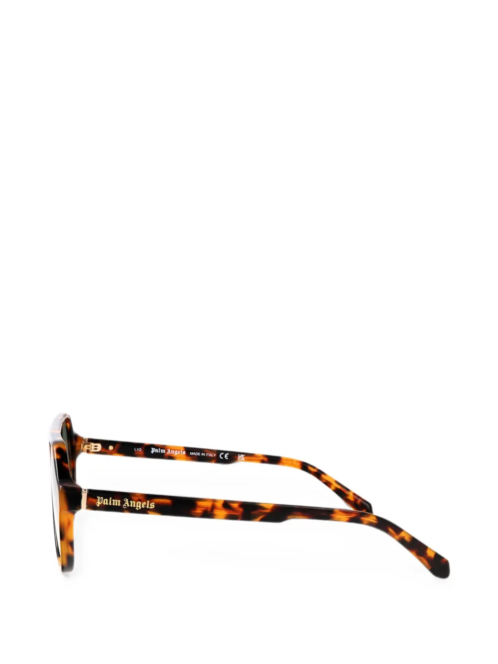 Palm Angels Eyewear Kelso zonnebril met piloten montuur Bruin