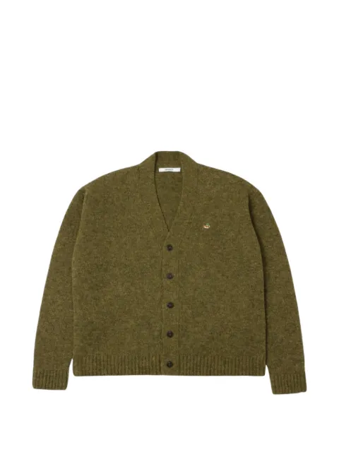 Edmmond Studios logo-patch knit cardigan