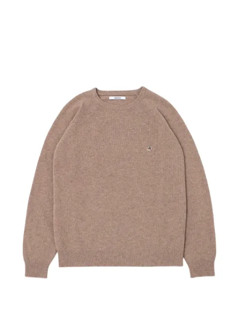 Edmmond Studios raglan-sleeve logo-patch sweater