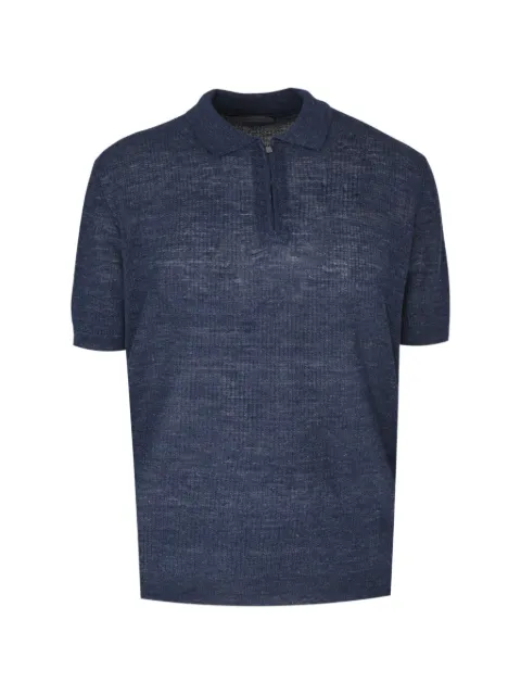 Corneliani polo de punto con cremallera