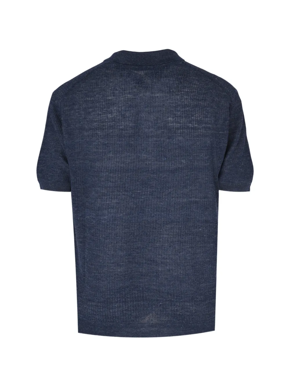 Corneliani Gebreid poloshirt Blauw