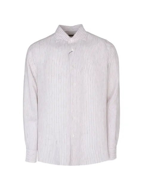 Corneliani striped linen shirt