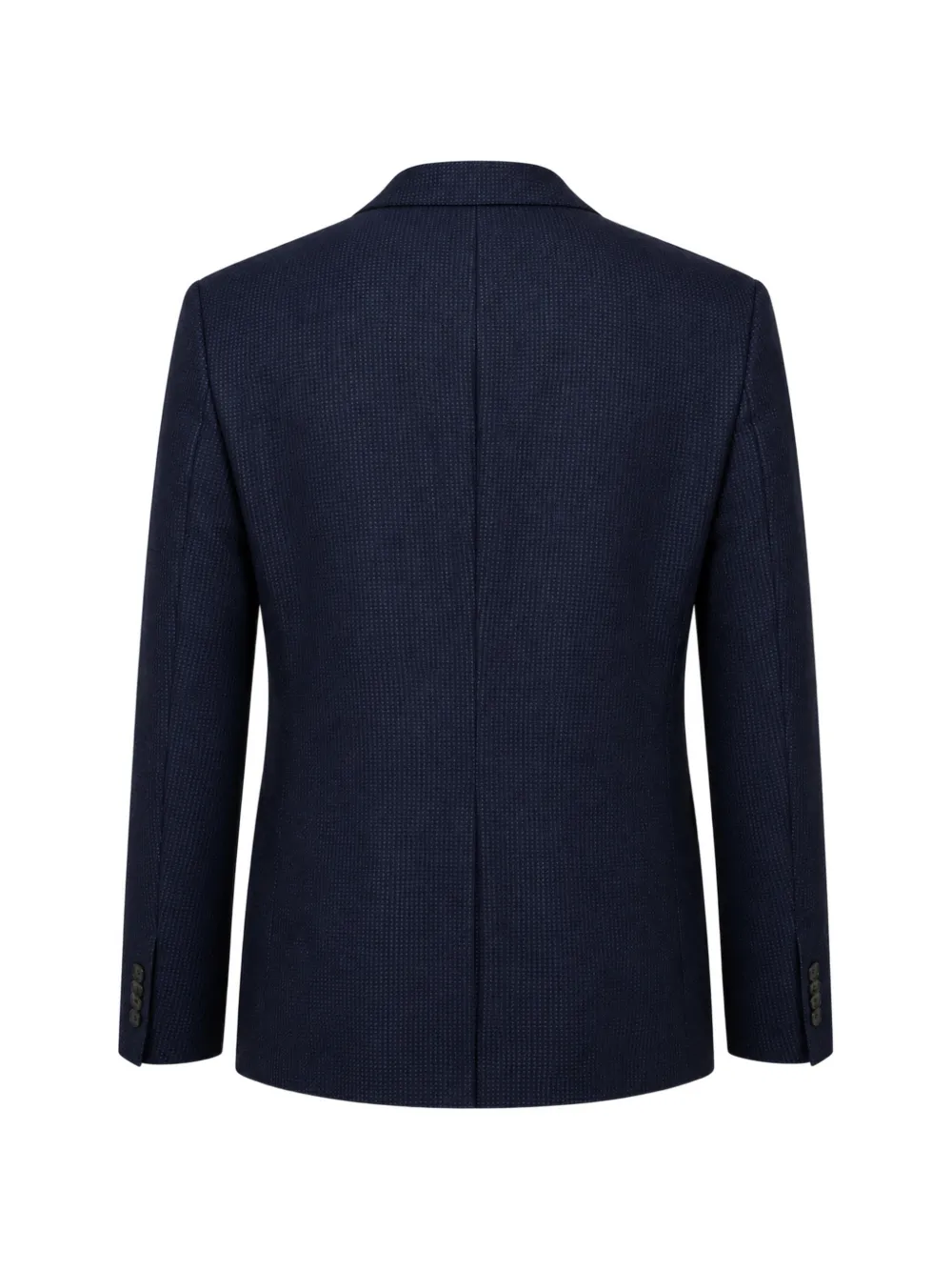 Corneliani Jack met enkele rij knopen en patroon Blauw