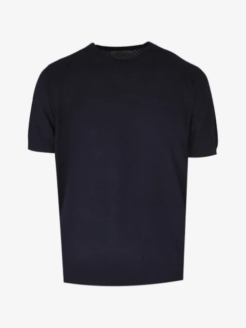 Corneliani playera tejida de canalé