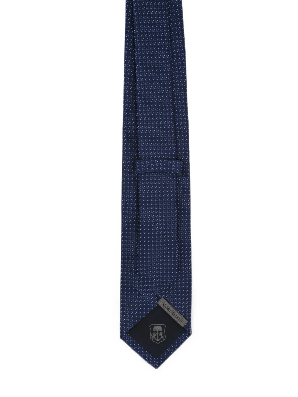 Corneliani Stropdas met geometrische print Blauw
