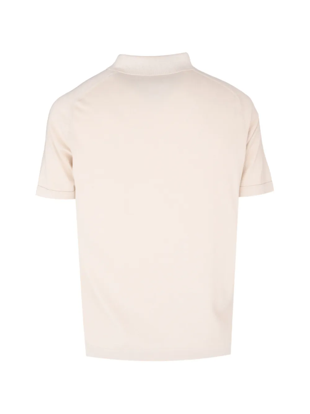 Corneliani Gebreid katoenen poloshirt Beige