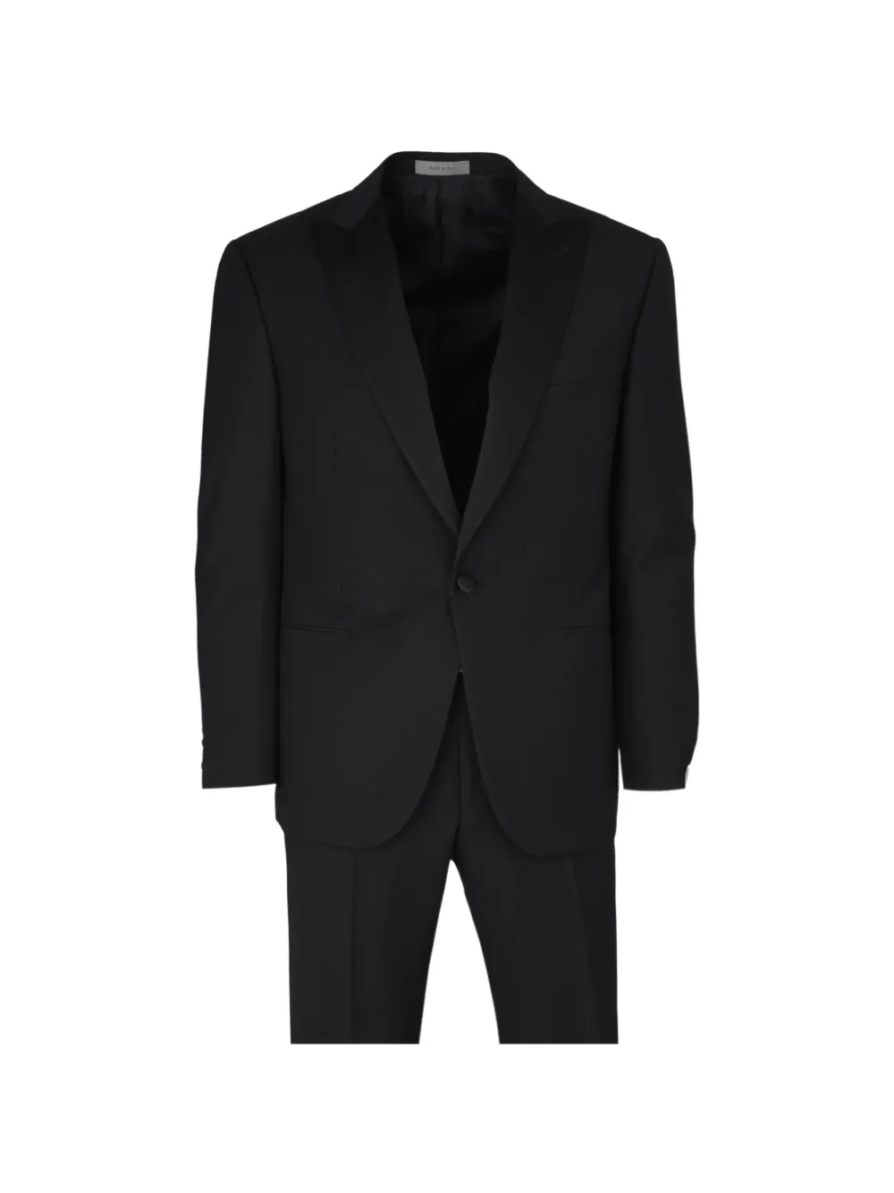 Corneliani Pak met enkele rij knopen Zwart